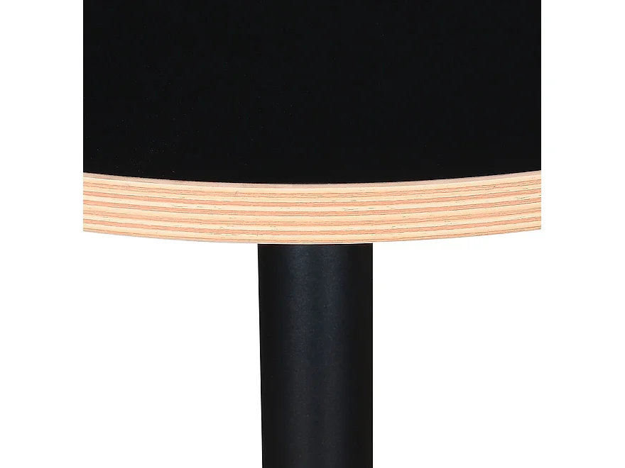 Table à Manger Bistrot "Madge" 60cm Noir