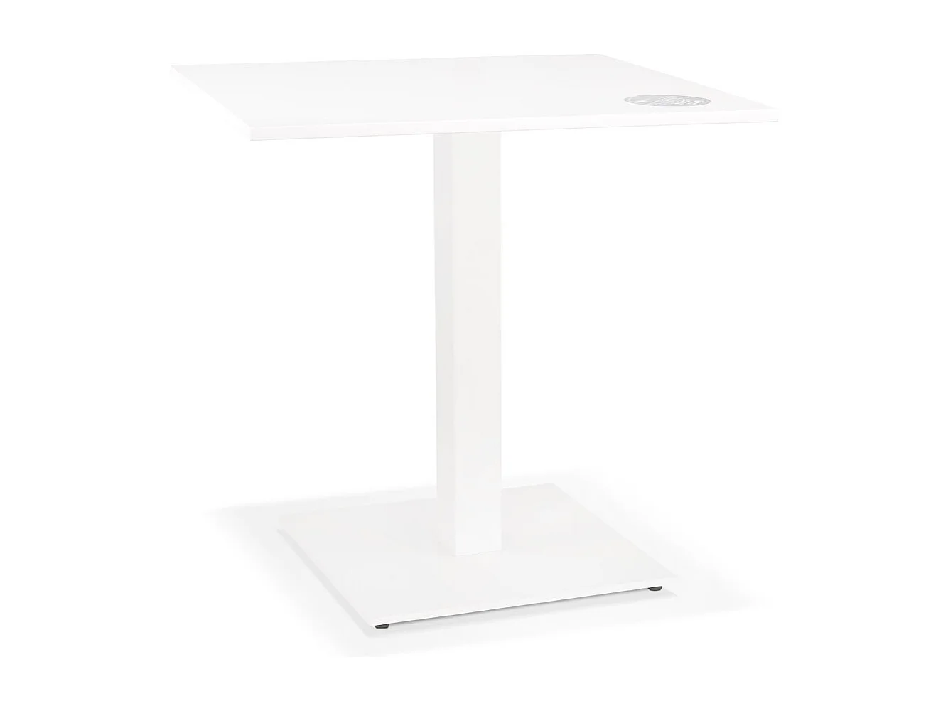 Table à Manger Intérieur & Extérieur "Vonda" 74cm Blanc