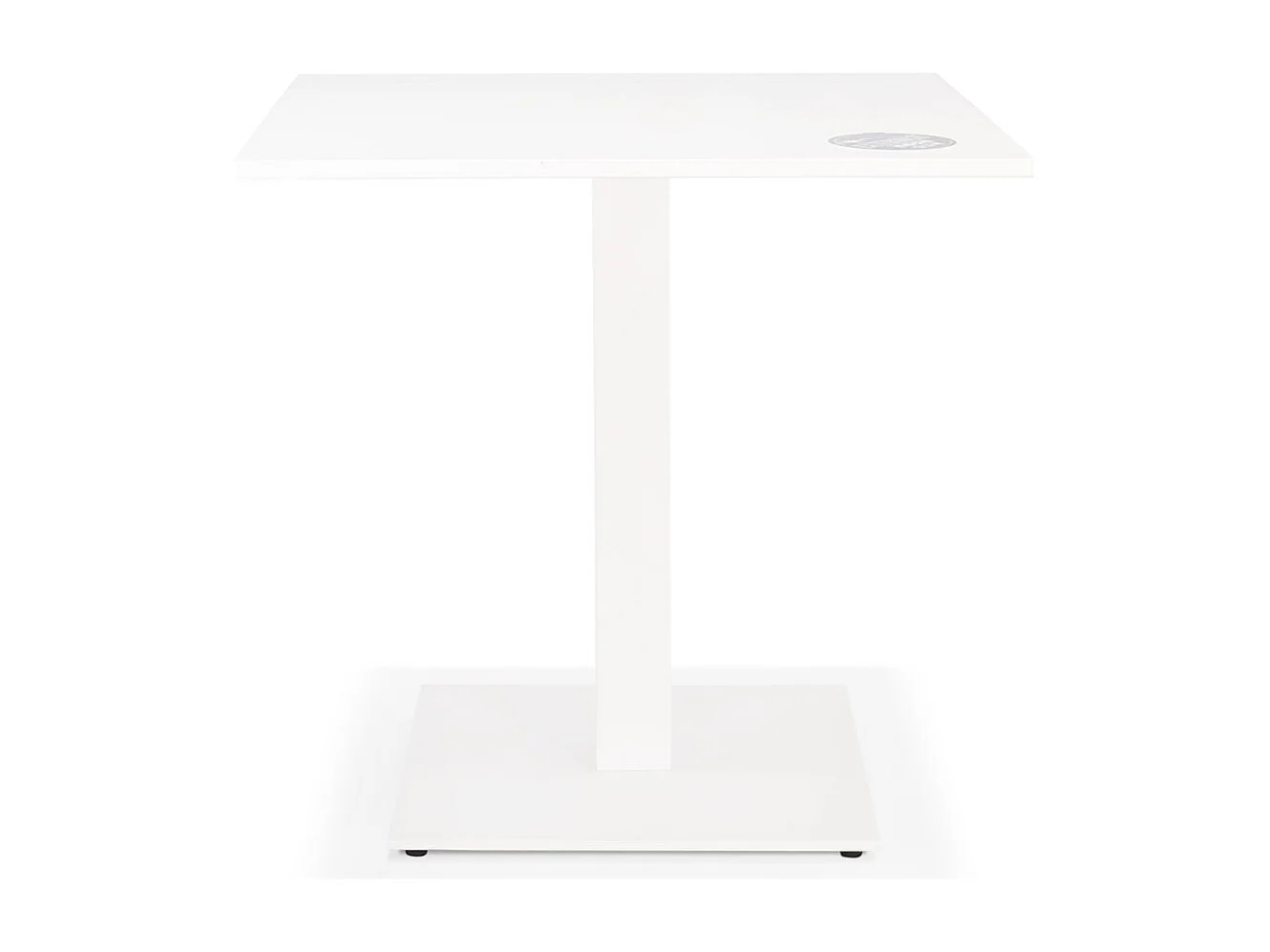 Table à Manger Intérieur & Extérieur "Vonda" 74cm Blanc