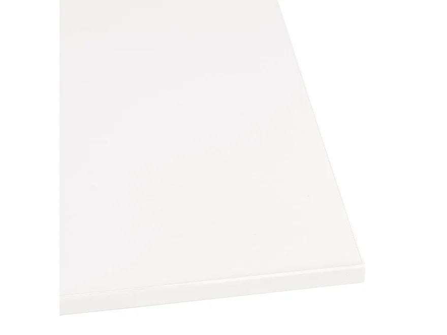 Table à Manger Intérieur & Extérieur "Vonda" 74cm Blanc