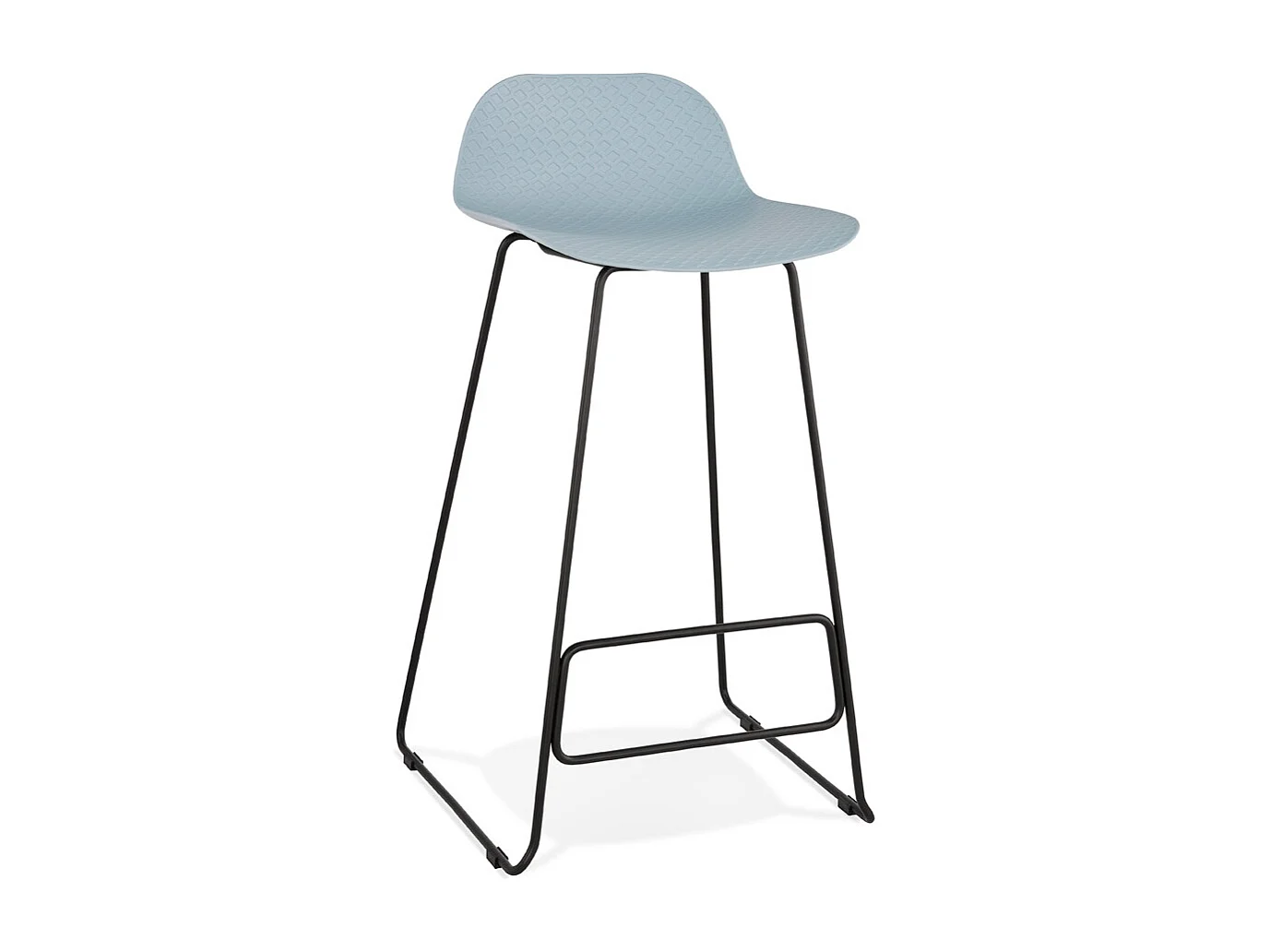 Barhocker - BABYLOS - Blau - 50x53x95 cm