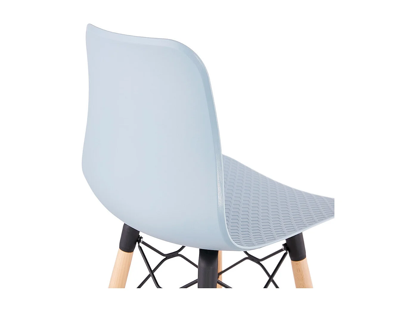 Sgabello scandinavo a media altezza -MOZAIK MINI - Blu - 46x46x108 cm