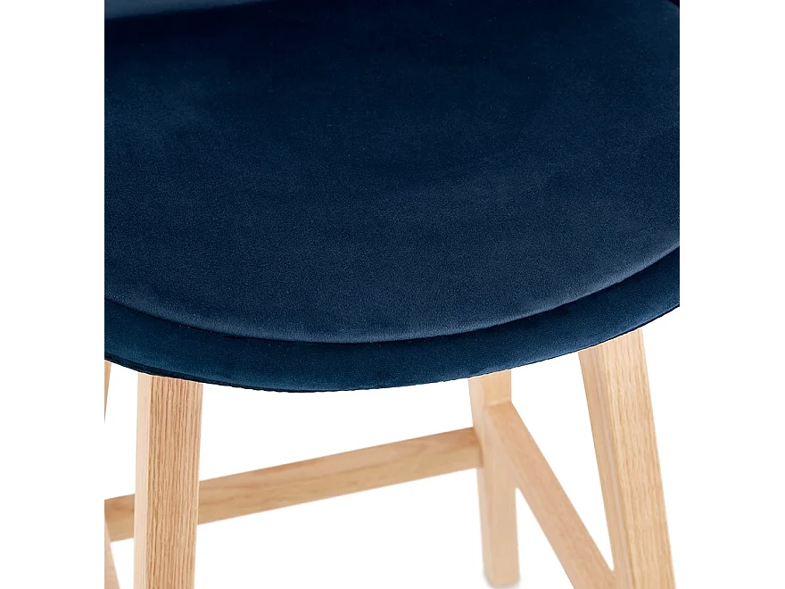 Barhocker - MORISS - Blau - 48x56x113 cm