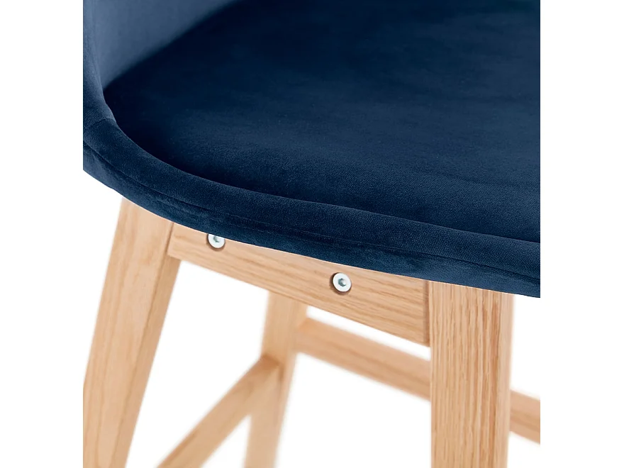 Barhocker - MORISS - Blau - 48x56x113 cm