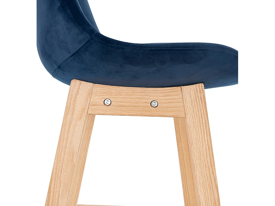 Barhocker - MORISS - Blau - 48x56x113 cm