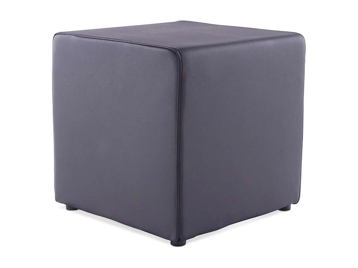 Pouf da soggiorno -CUBE - Nero - 41x41x41 cm