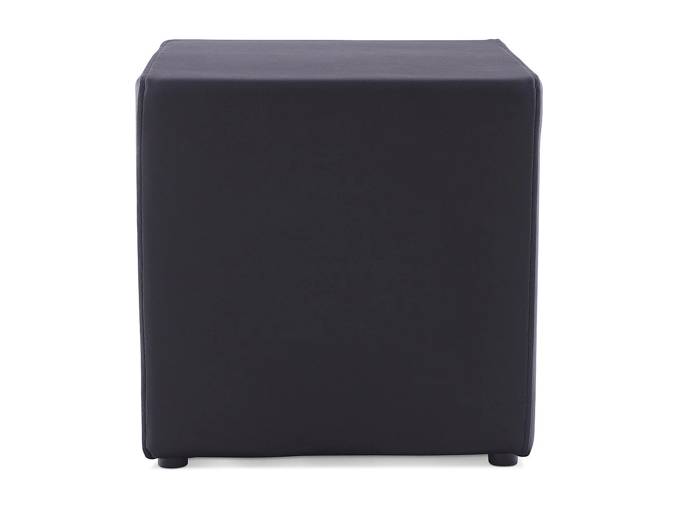 Pouf da soggiorno -CUBE - Nero - 41x41x41 cm