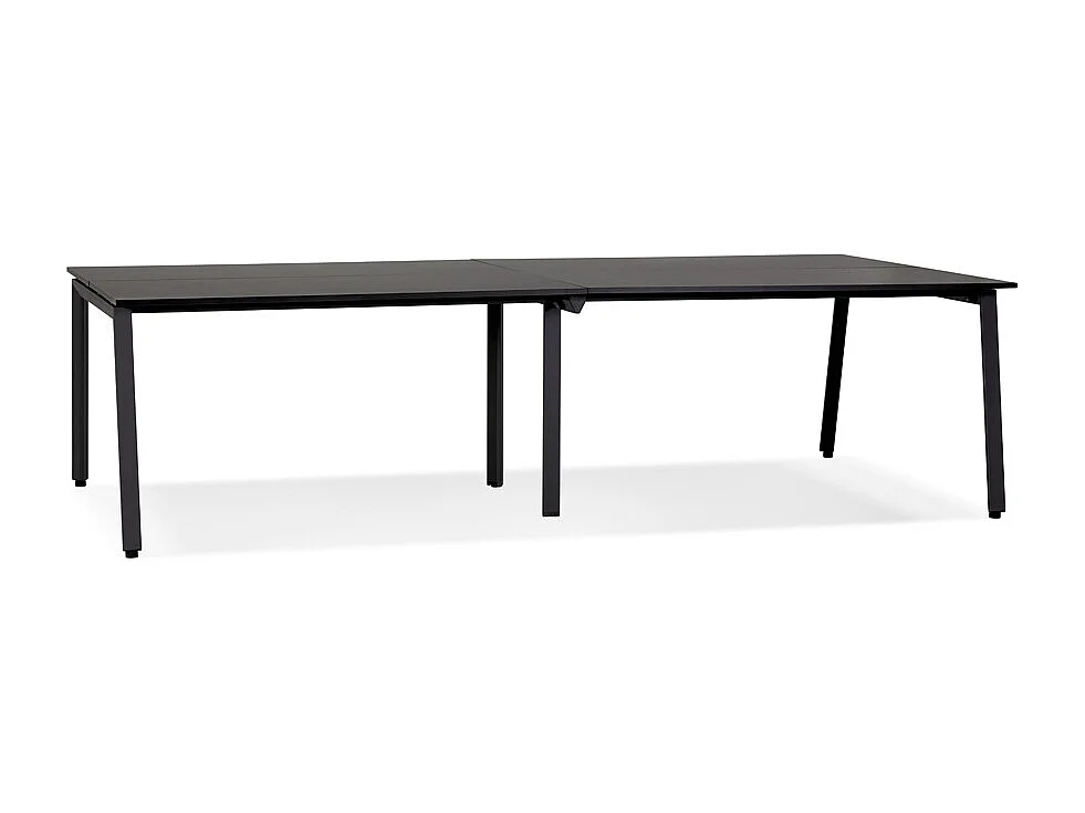 Double Bureau Design "Rosendo" 280cm Noir