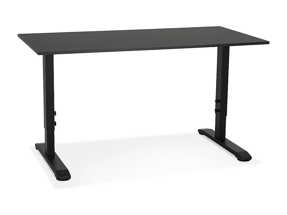 Bureau Hauteur Réglable "Mathew" 140cm Noir