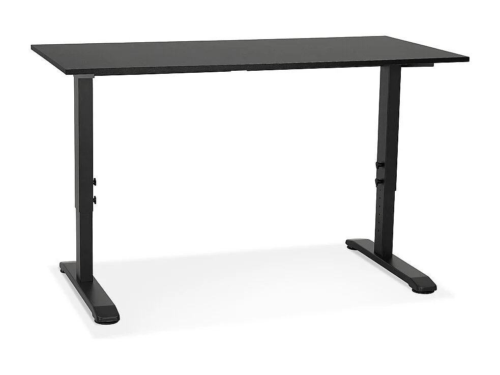 Bureau Hauteur Réglable "Mathew" 140cm Noir