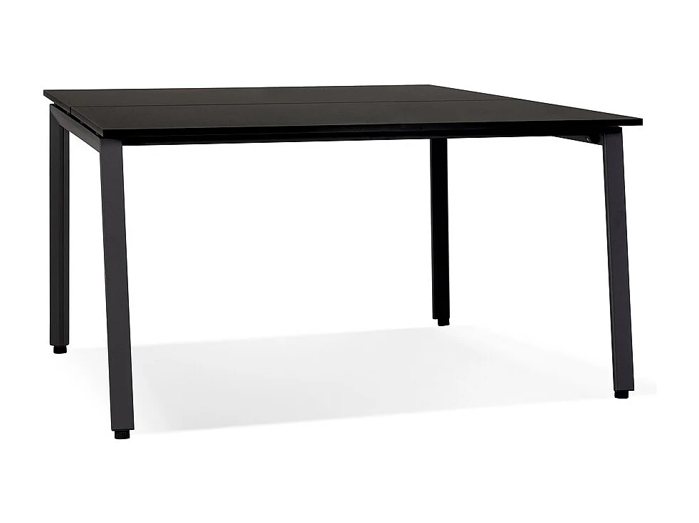 Bureau Bench Double "Rosendo" 160cm Noir