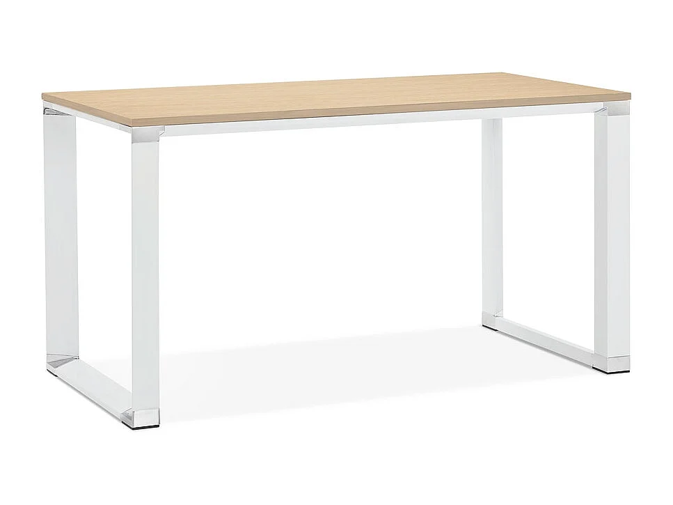 Gerader Schreibtisch - XLINE - beige - 140x70x74 cm
