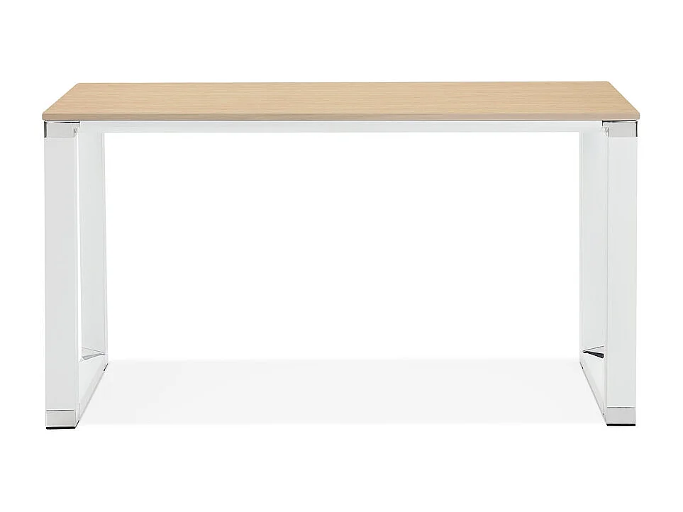 Gerader Schreibtisch - XLINE - beige - 140x70x74 cm