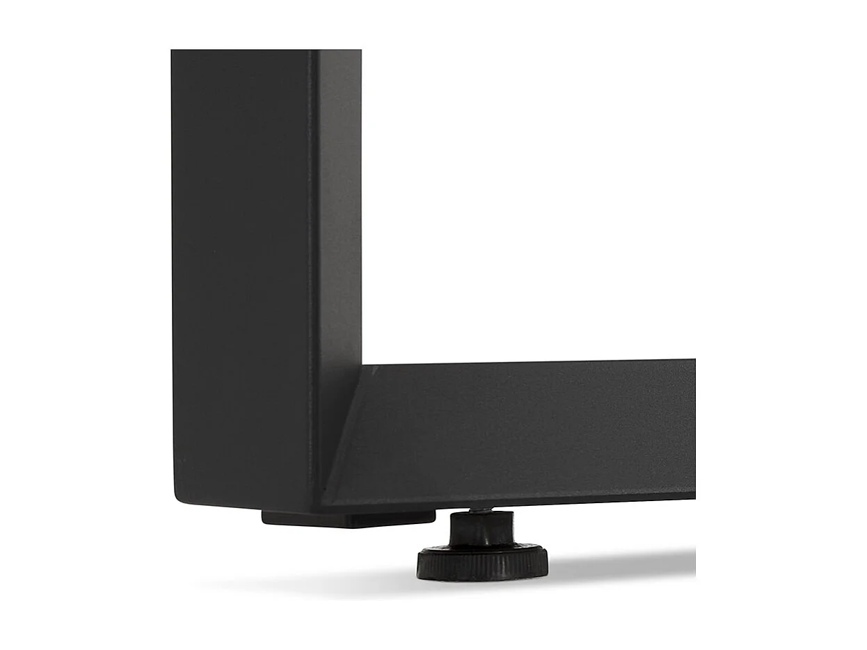 Schreibtischbank - BAKUS - zwart - 160x160x74 cm