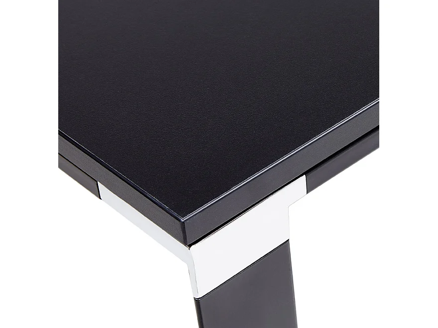 Gerader Designer-Schreibtisch - XLINE - zwart - 160x80x74 cm