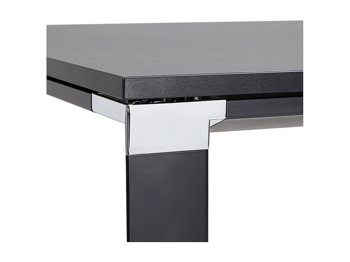 Gerader Designer-Schreibtisch - XLINE - zwart - 160x80x74 cm