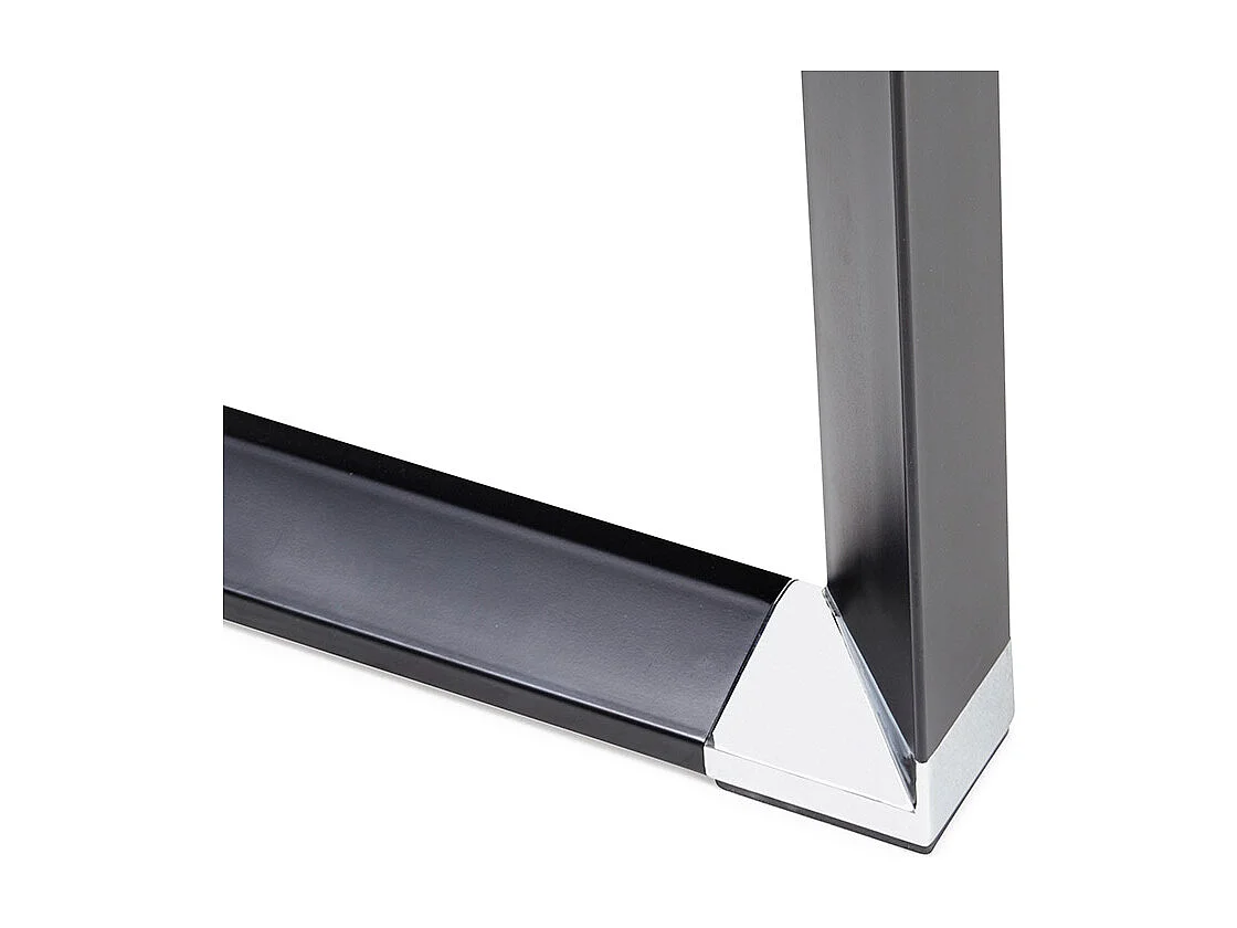 Gerader Designer-Schreibtisch - XLINE - zwart - 160x80x74 cm