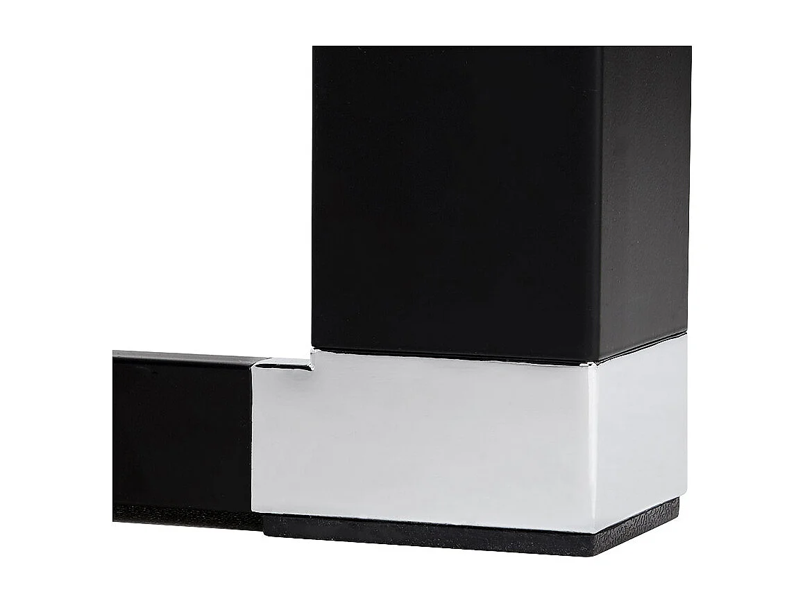 Gerader Designer-Schreibtisch - XLINE - zwart - 160x80x74 cm