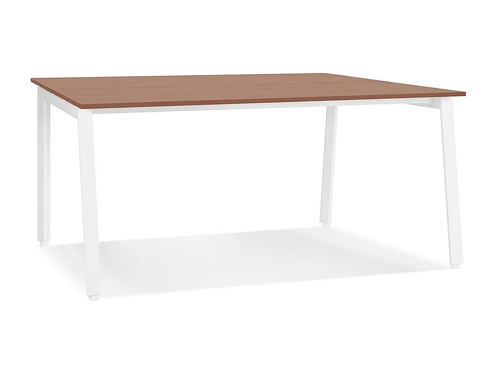 Besprechungstisch / Bürobank - AMADEUS - braun - 140x140x74,5 cm