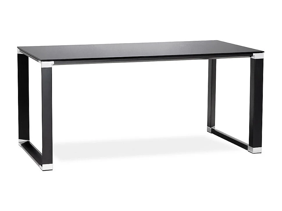 Designer-Chefbüro - XLINE - zwart - 160x80x73 cm