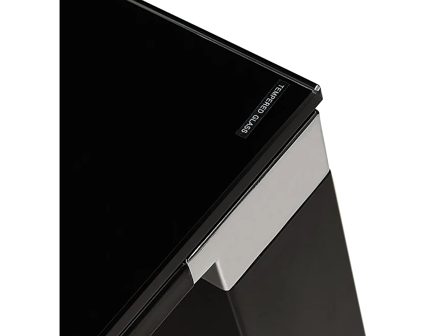 Designer-Chefbüro - XLINE - zwart - 160x80x73 cm