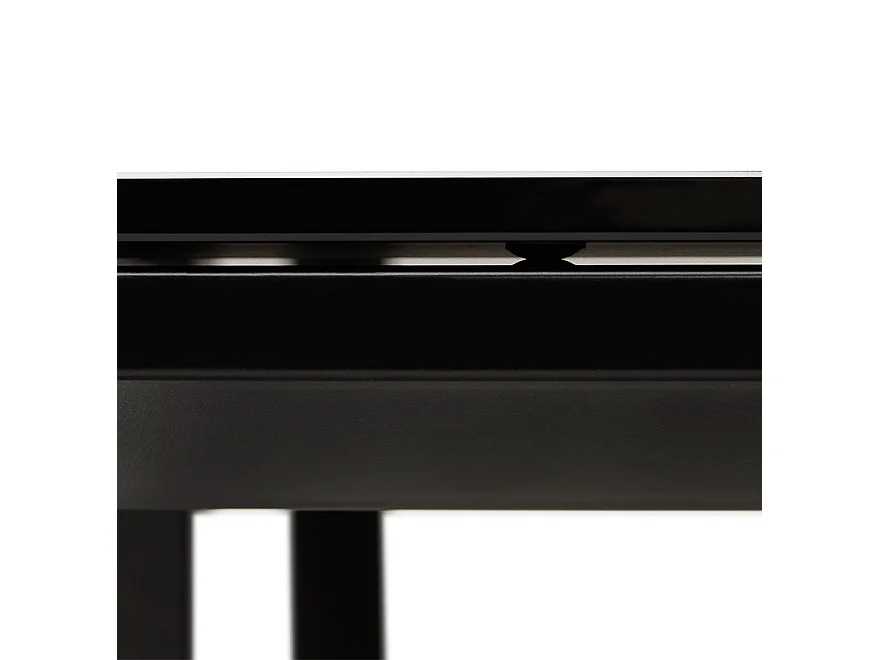 Designer-Chefbüro - XLINE - zwart - 160x80x73 cm