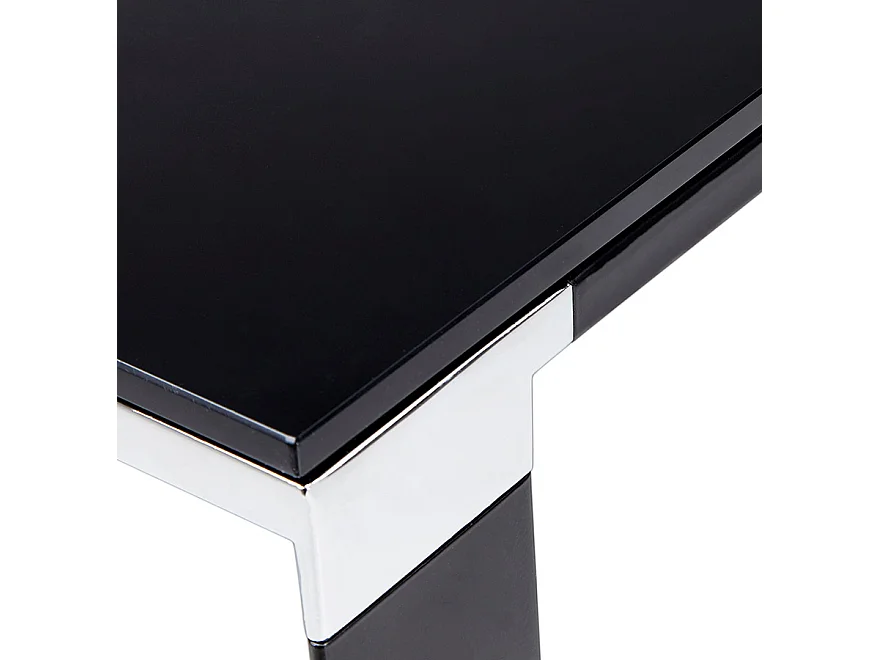 Designer-Chefbüro - XLINE - zwart - 160x80x73 cm