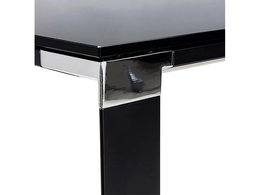 Designer-Chefbüro - XLINE - zwart - 160x80x73 cm