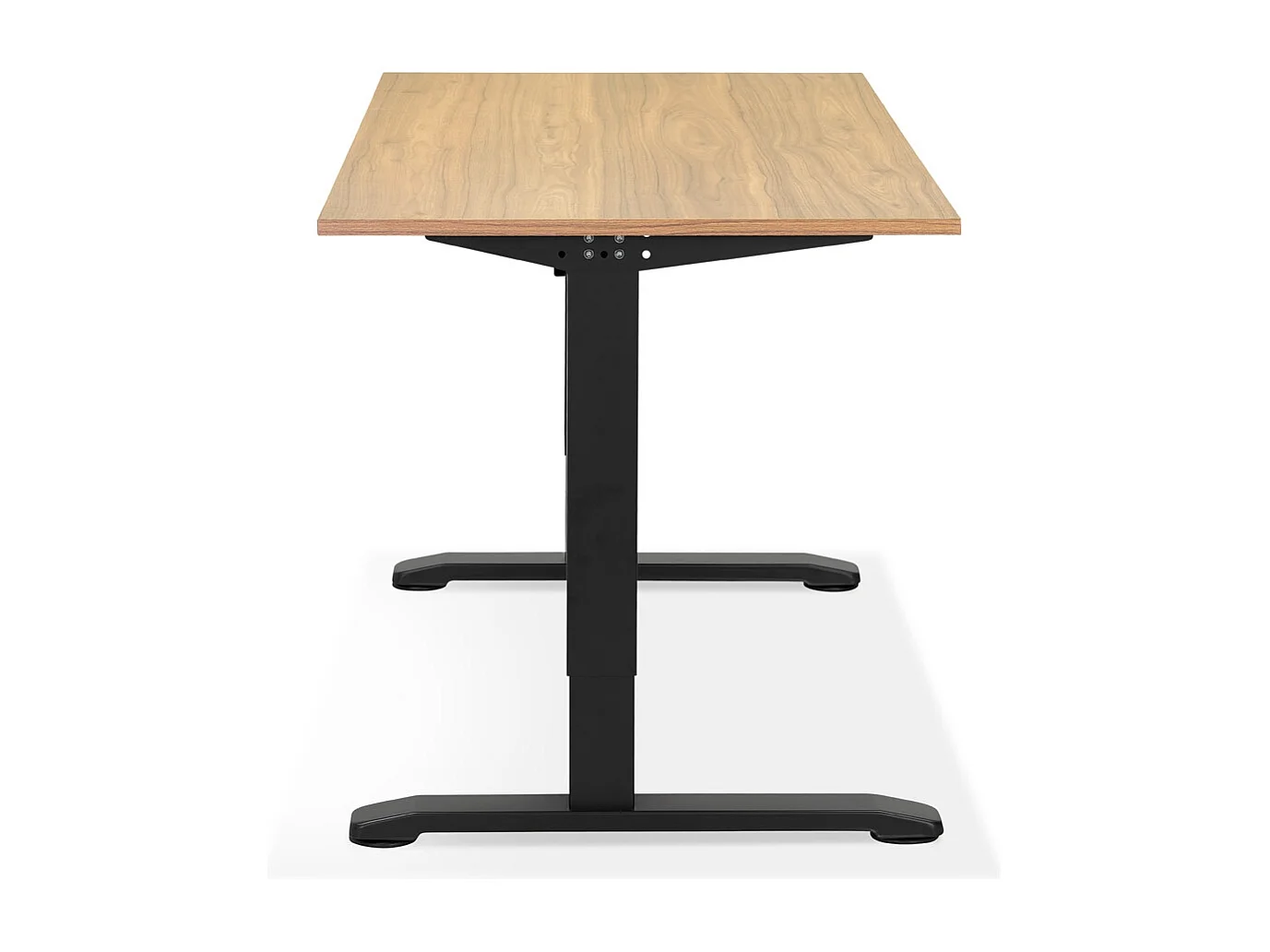 Bureau Hauteur Réglable "Mathew" 140cm Noir & Naturel