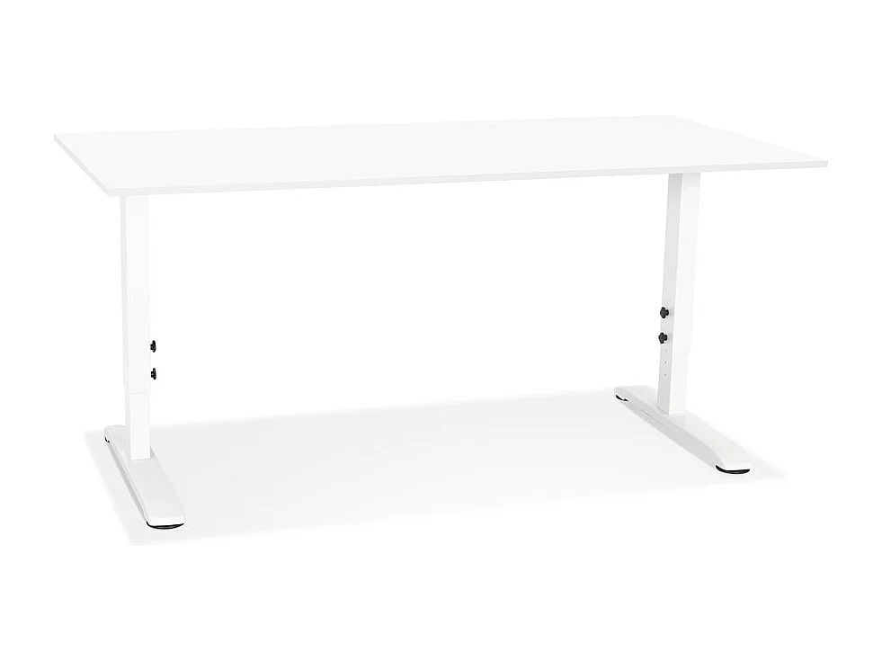 Höhenverstellbarer Schreibtisch - OSMOSE - wit - 160x80x67(86) cm