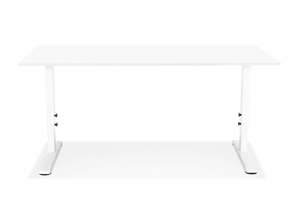 Höhenverstellbarer Schreibtisch - OSMOSE - wit - 160x80x67(86) cm