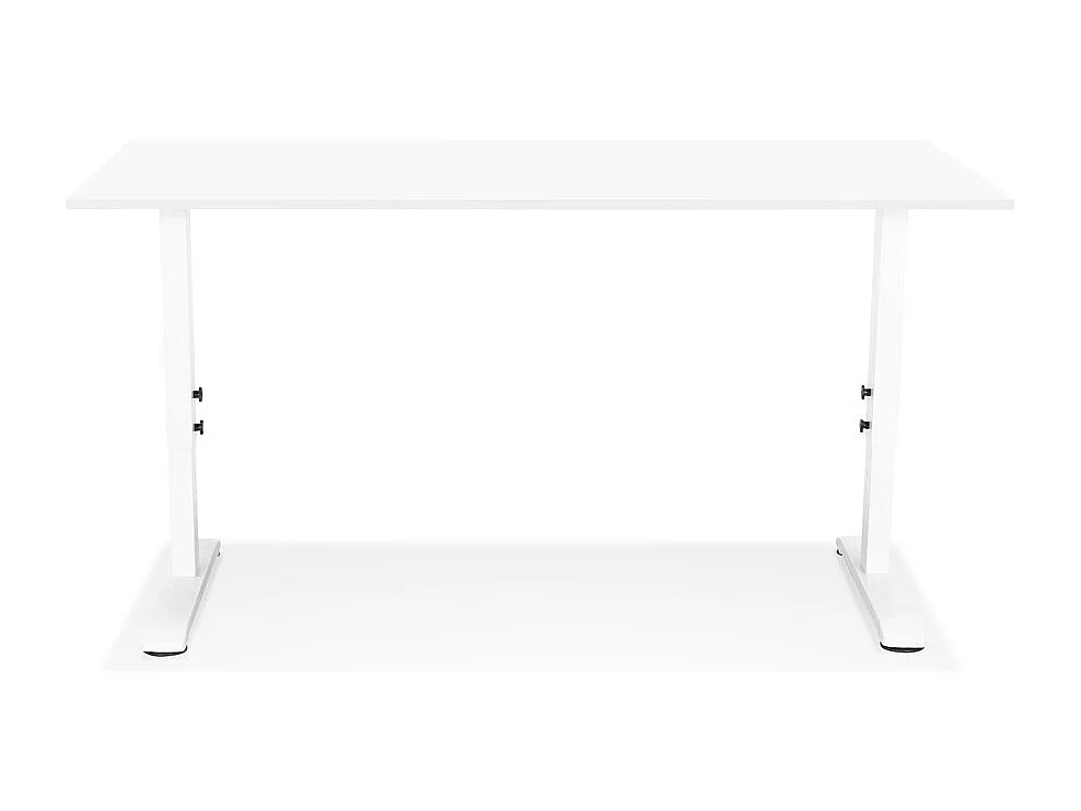 Höhenverstellbarer Schreibtisch - OSMOSE - wit - 160x80x67(86) cm