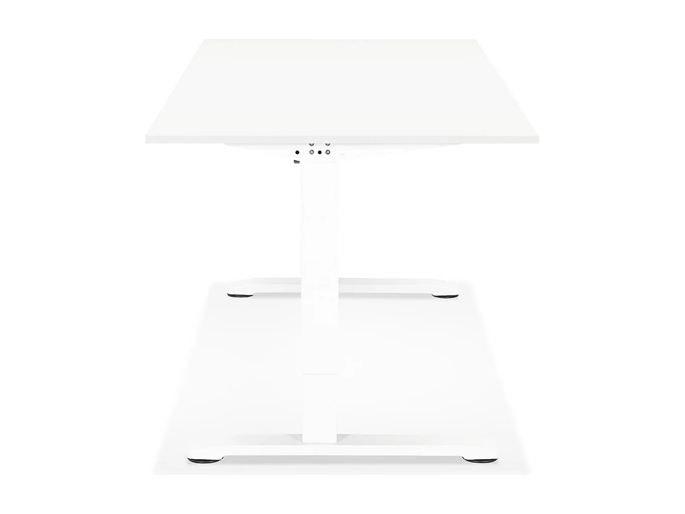 Höhenverstellbarer Schreibtisch - OSMOSE - wit - 160x80x67(86) cm