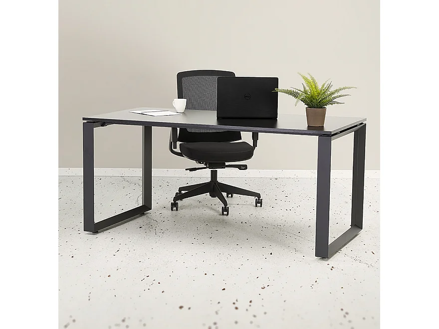 Bureau Bench Design "Dane" 140cm Blanc & Naturel