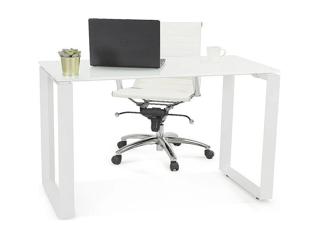 Bureau Bench Design "Dane" 140cm Blanc & Naturel