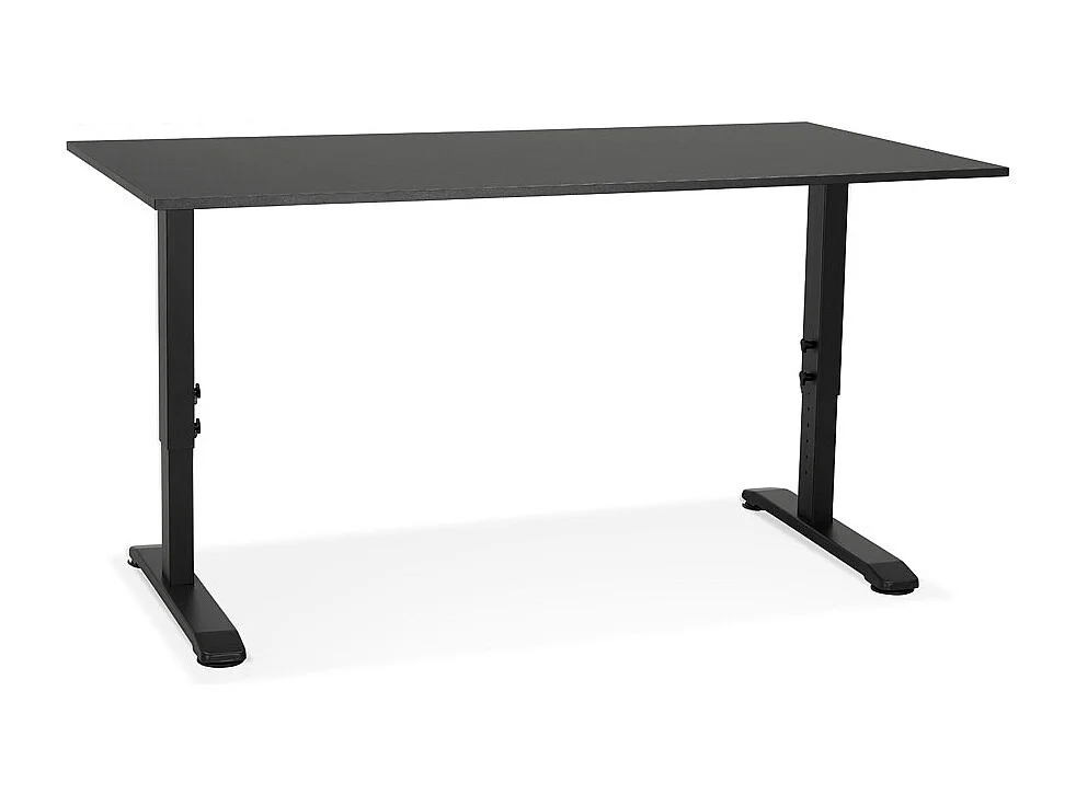Höhenverstellbarer Schreibtisch - OSMOSE - zwart - 160x80x67(86) cm