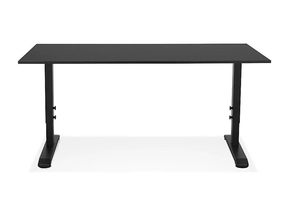 Höhenverstellbarer Schreibtisch - OSMOSE - zwart - 160x80x67(86) cm