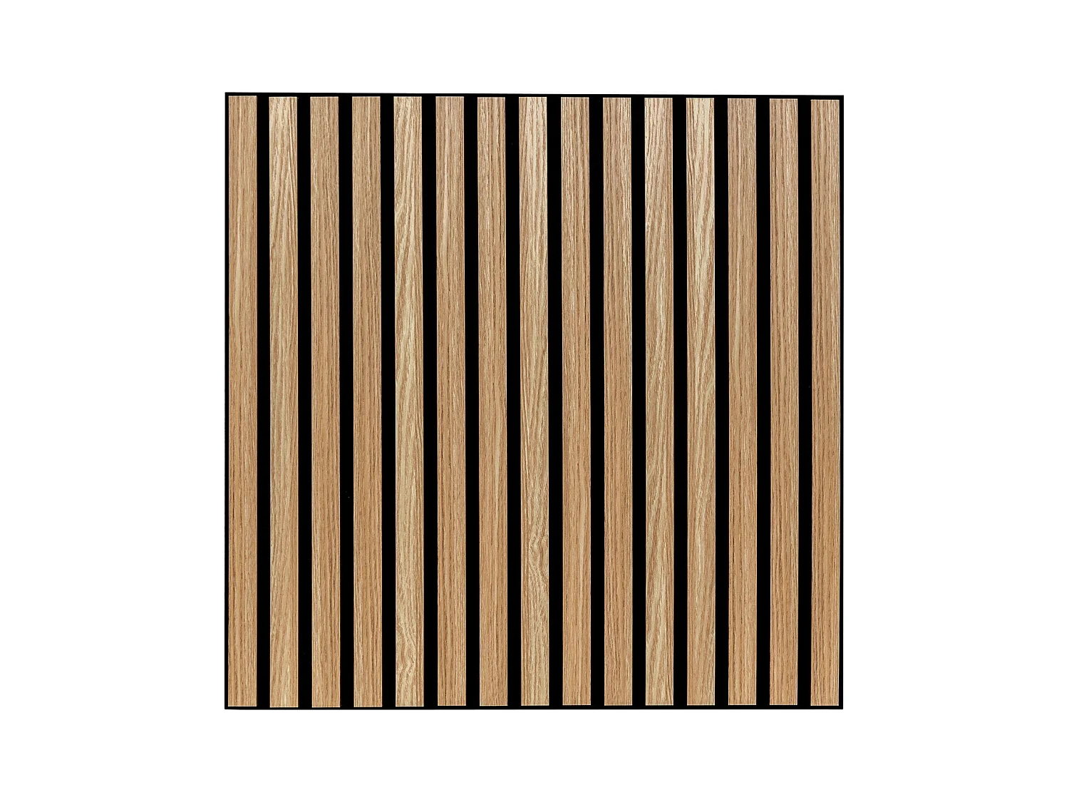 Panneau décoratif mural en Bois clair 60 x 60 cm