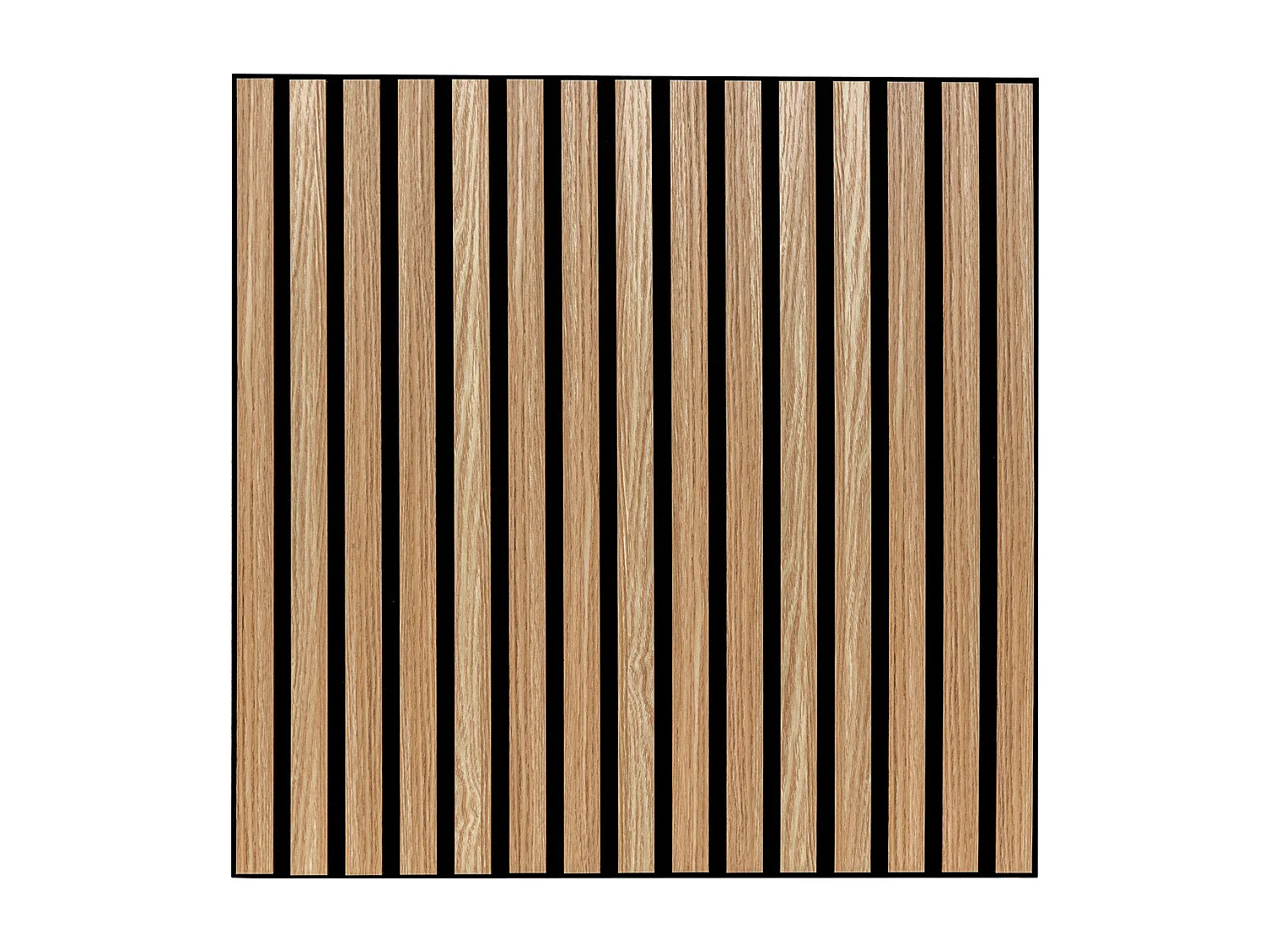 Panneau décoratif mural en Bois clair 60 x 60 cm