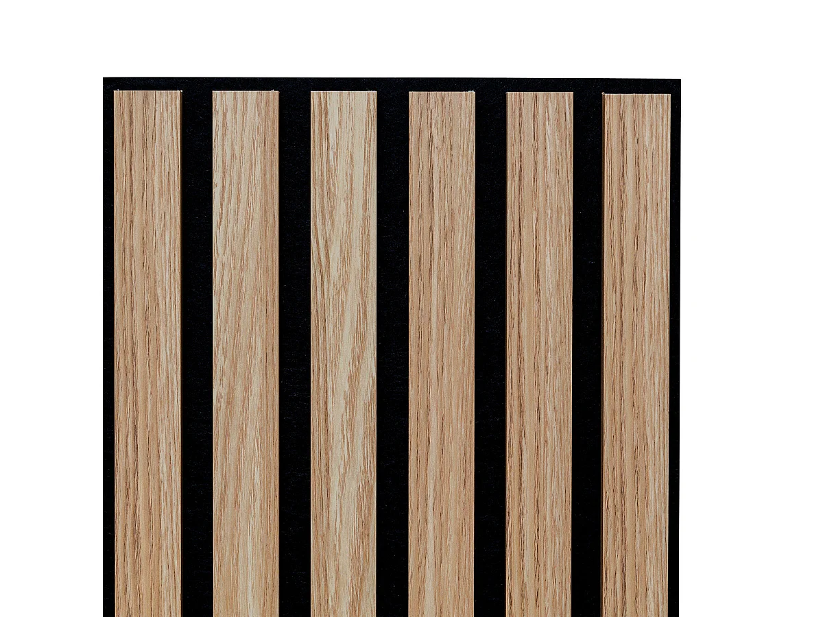 Panneau décoratif mural en Bois clair 60 x 60 cm