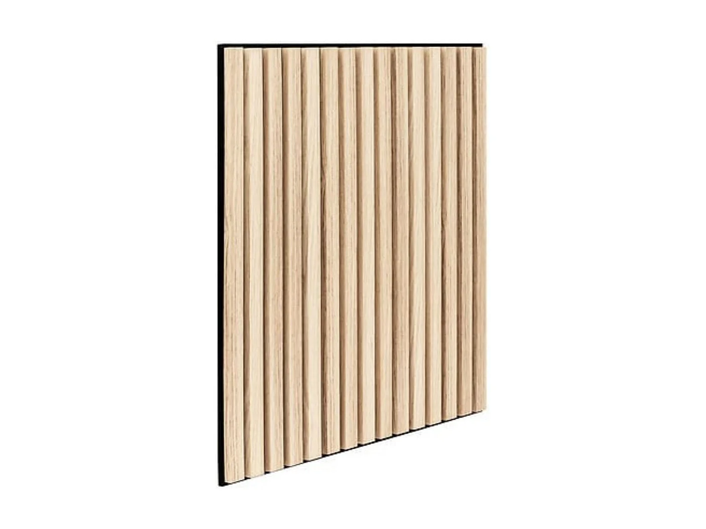 Panneau décoratif mural en Bois clair 60 x 60 cm