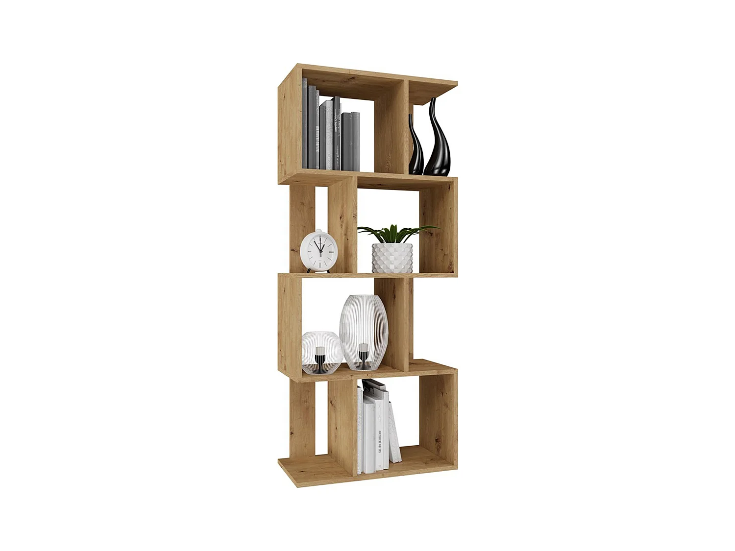 Étagère murale - chêne artisanal - 60 cm - FIESTA