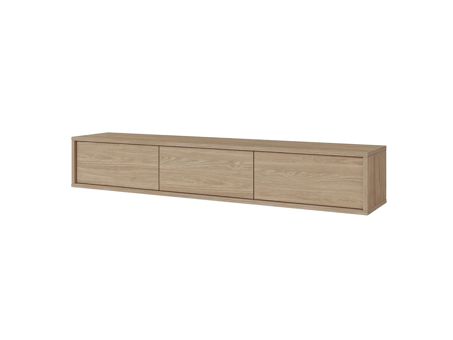 Meuble TV 3 portes - 180 cm - chêne huilé - MODDERN