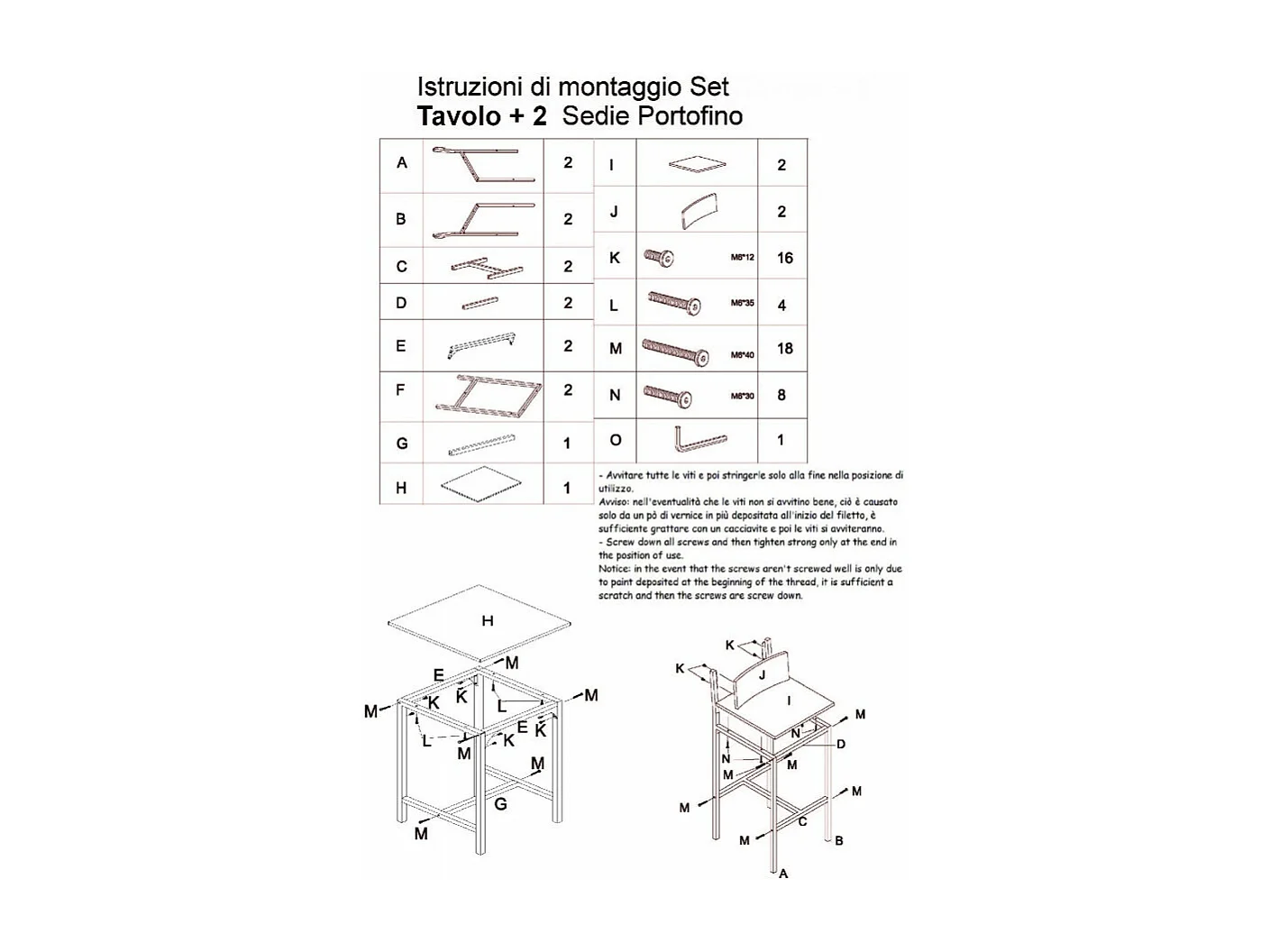 Lot Table De Bar Avec 4 Chaises Beige et Chêne Clair Mod. PORTOFINO par Yelloo
