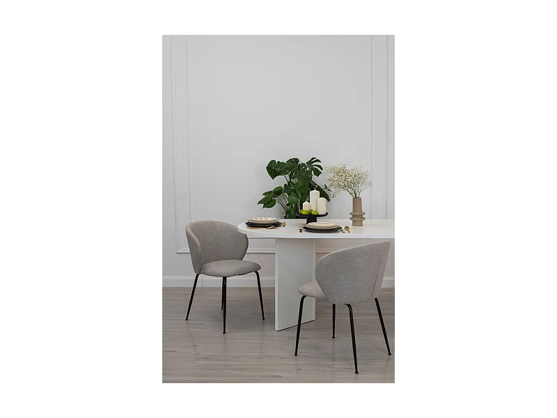 Esstisch - Weiß - 90x204 cm - OVO