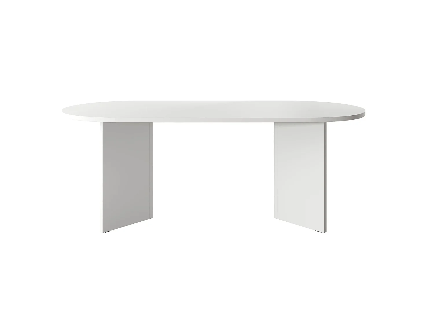 Table à manger - blanc - 90x204 cm - OVO