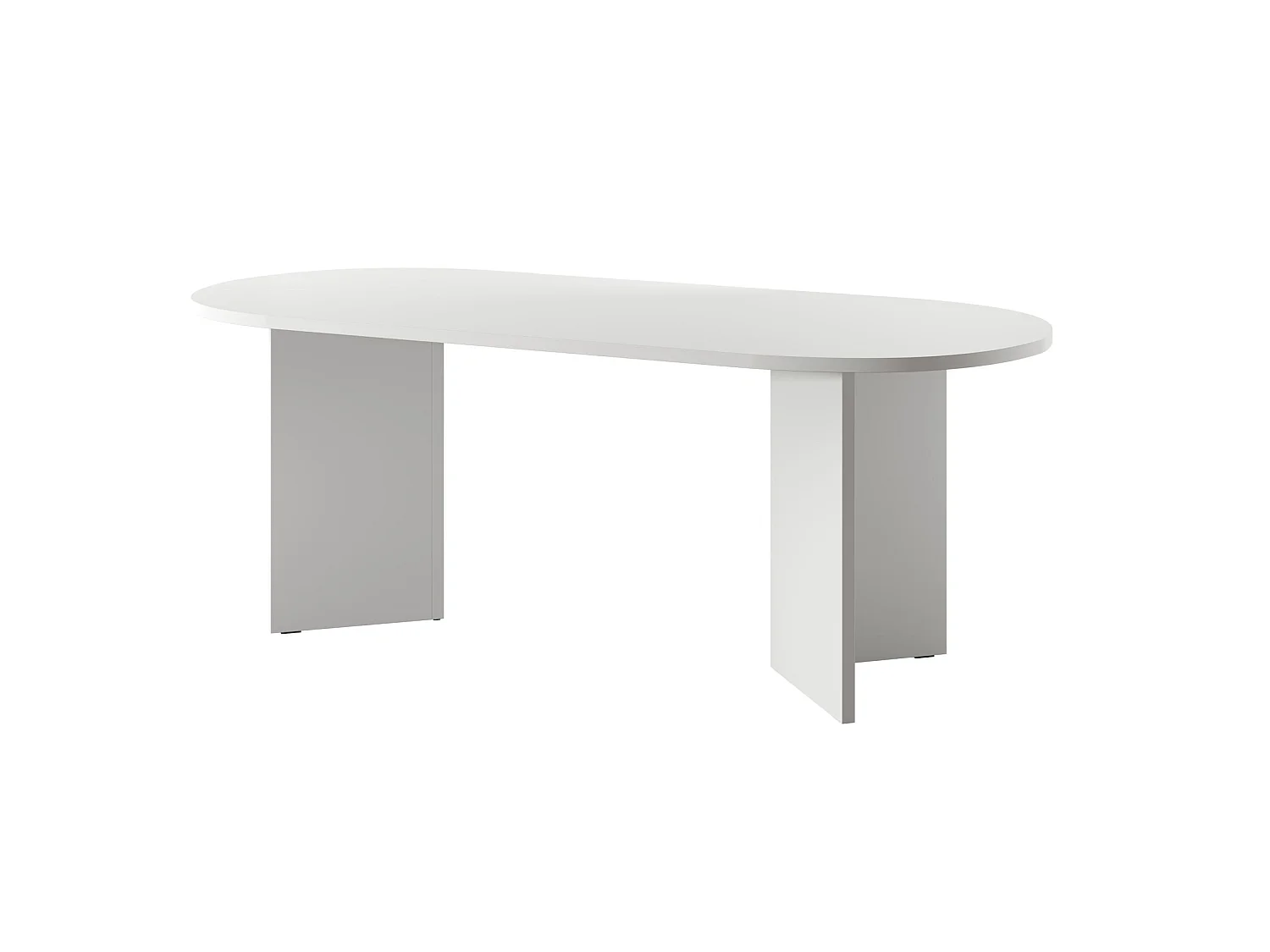 Table à manger - blanc - 90x204 cm - OVO