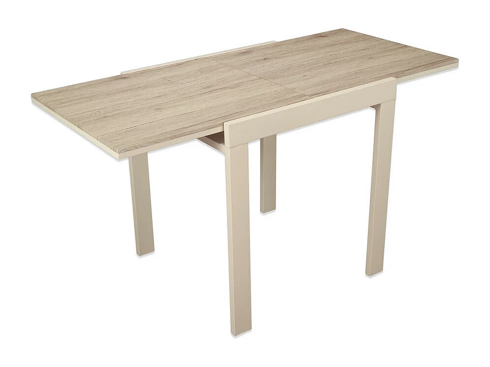 Tavolo bar Cucina 70x70 allungabile a 70x140 cm colore beige mod. SANREMO by Yelloo