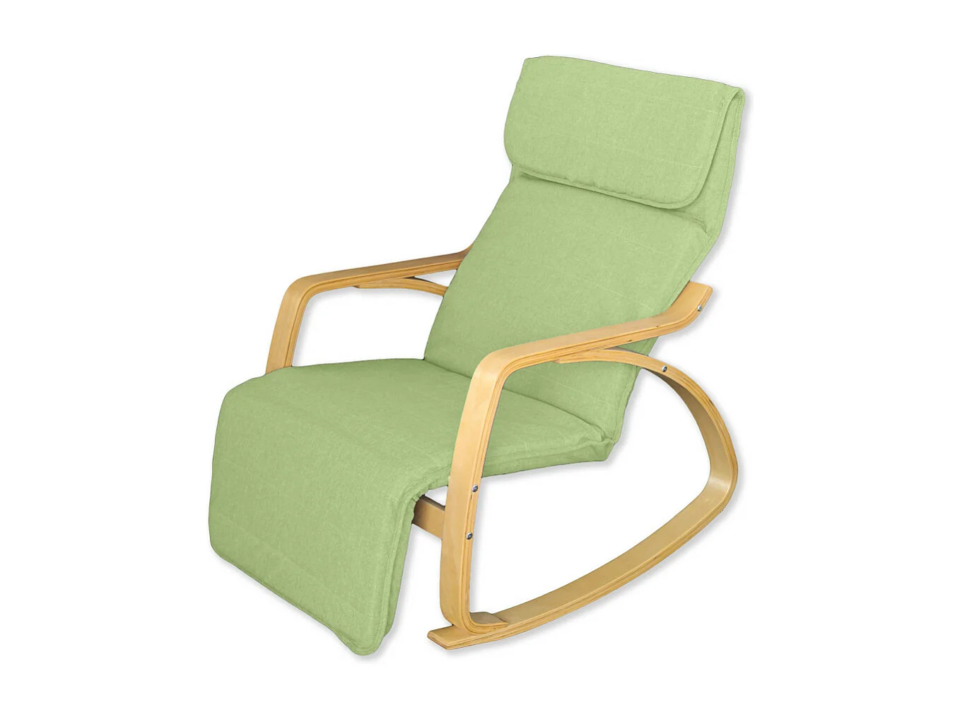 Fauteuil relax à bascule avec repose-pieds réglable mod. ZEN GREEN par Yelloo