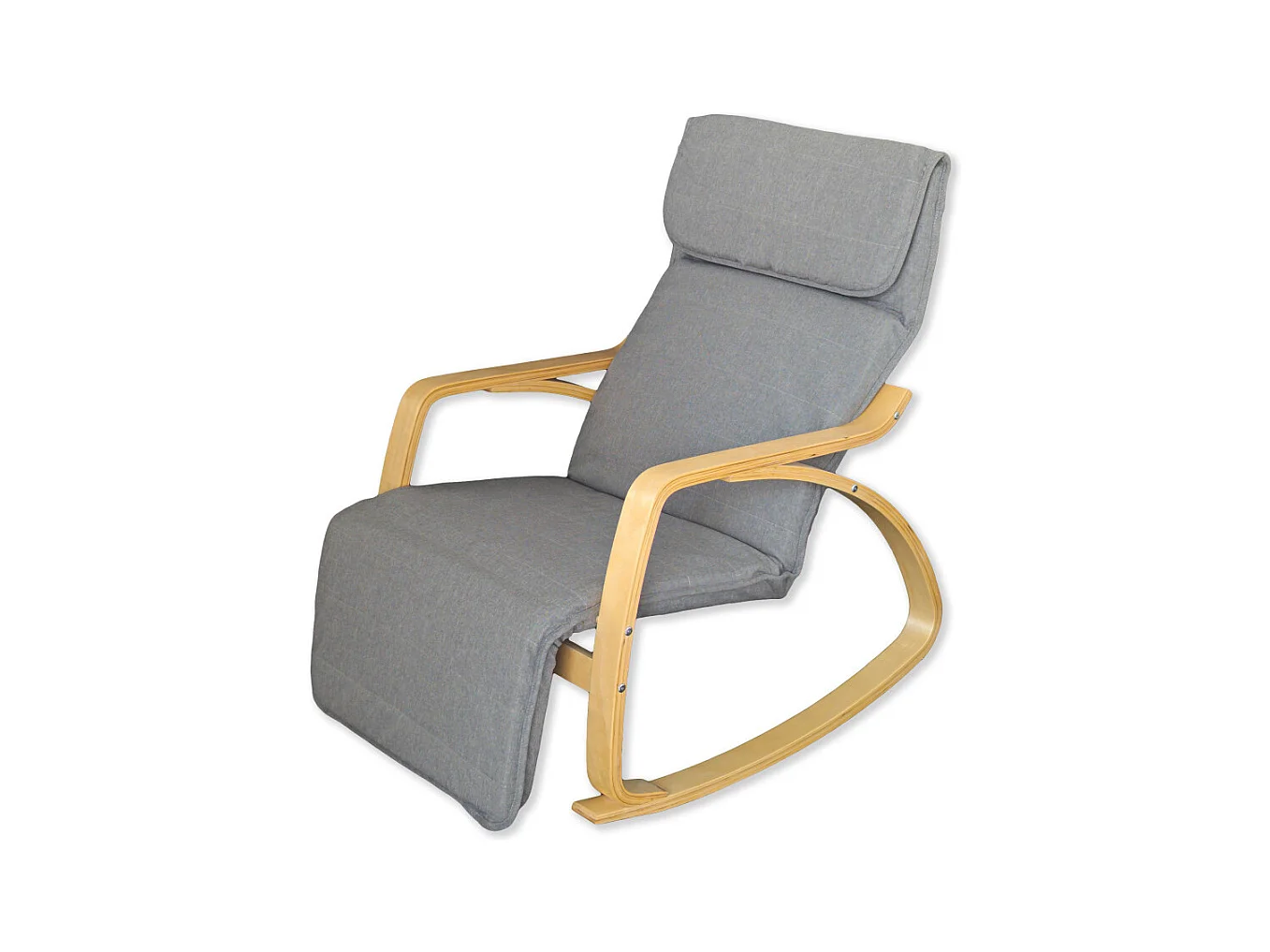 Fauteuil relax à bascule avec repose-pieds réglable mod. ZEN GREY par Yelloo